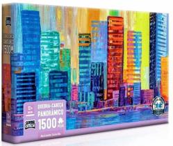 Quebra-cabeça 1500 Peças Panorâmico Horizonte Colorido 2898 Game Office Toyster - LC