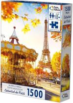 Quebra Cabeça 1500 Peças Torre Eiffel Carrossel De Paris - Pais E Filhos 115476 Quebra Cabeça 1500 Peças Torre Eiffel Carrossel De Paris - Pais E Filhos 115476