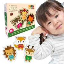 Quebra-Cabeça 2 Partes Animais da Floresta Quebra-Cabeça 2 Partes Animais da Floresta