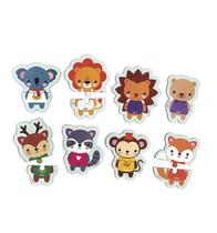 Quebra-cabeça 2 partes Animais da Floresta Brinquedo Educativo - Babebi