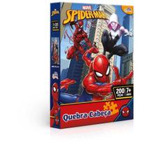 Quebra cabeça 200 pçs homem aranha - toyster 8023 - TOYSTER BRINQUEDOS LTDA