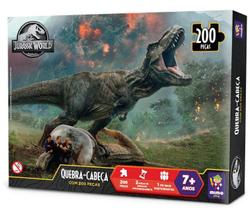 Quebra Cabeça 200 pçs -Jurassic World -Fúria do T-Rex - Mimo