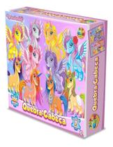 Quebra-cabeça 200 pçs-unicornios Quebra-cabeça 200 pçs-unicornios