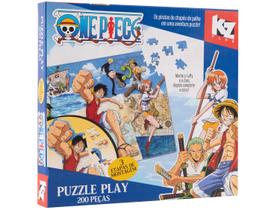 Quebra-cabeça 200 Peças Animes One Piece