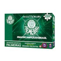 Quebra-Cabeça 200 Peças Brasão Palmeiras Mimo Toys 2559
