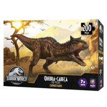 Quebra-Cabeça 200 Peças Carnotauro Jurassic World Mimo Toys 2063 Quebra-Cabeça 200 Peças Carnotauro Jurassic World Mimo Toys 2063