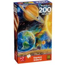 Quebra-Cabeça 200 Peças Espaço Sideral - Grow Quebra-Cabeça 200 Peças Espaço Sideral - Grow