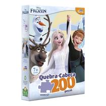 Quebra-Cabeca 200 peças Frozen Disney- Novo Papel