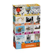 Quebra - Cabeça 200 Peças Invenções - Grow Quebra - Cabeça 200 Peças Invenções - Grow