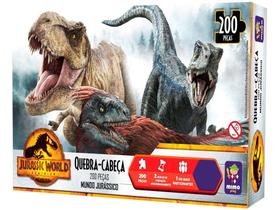 Quebra-cabeça 200 Peças Jurassic World - Mundo Jurássico Mimo Toys