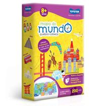 Quebra - Cabeça 200 Peças - Mapa do Mundo - Toyster