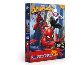 Quebra Cabeça 200 Peças Para Menino Marvel Homem Aranha - Toyster
