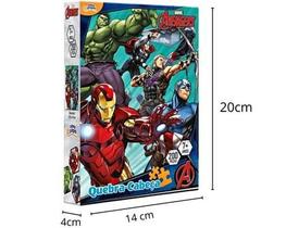 Quebra Cabeça 200 Peças Vingadores Super Heróis da Marvel - Toyster