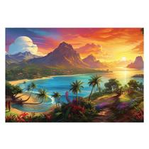 Quebra Cabeça 2000 Peças Entardecer no Havai Paisagem Ggb