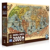 Quebra-Cabeça 2000 peças Mapa Mundi 1565 - Toyster Quebra-Cabeça 2000 peças Mapa Mundi 1565 - Toyster