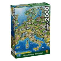 Quebra-cabeça - 2000 peças - Monumentos da Europa