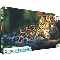 Quebra Cabeça 2000 Peças Onça no Pantanal