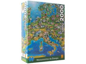 Quebra-cabeça 2000 Peças Puzzle Monumentos da