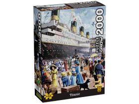 Quebra-cabeça 2000 Peças Puzzle Titanic Grow Quebra-cabeça 2000 Peças Puzzle Titanic Grow