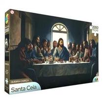Quebra cabeça 2000 peças santa ceia