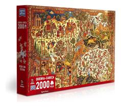 Quebra cabeça 2000 peças tapete persa toyster original Quebra cabeça 2000 peças tapete persa toyster original