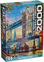 Quebra-Cabeça - 2000 Peças - Tower Bridge no Outono - Grow Quebra-Cabeça - 2000 Peças - Tower Bridge no Outono - Grow