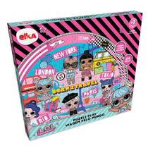 Quebra Cabeca 214pcs Redondo Lol Viagem Pelo Mundo Elka
