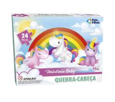 Quebra Cabeça 24 Pcs Unicórnio Baby - Pais e Filhos 2157-1 Quebra Cabeça 24 Pcs Unicórnio Baby - Pais e Filhos 2157-1