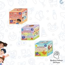 Quebra Cabeça 24 Peças Animais/Emoções/Corpo Humano - Tilibra Quebra Cabeça 24 Peças Animais/Emoções/Corpo Humano - Tilibra