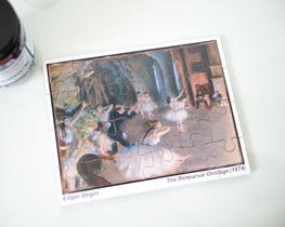 Quebra-cabeça 24 peças Bailarinas 20x25cm de Edgar Degas Quebra-cabeça 24 peças Bailarinas 20x25cm de Edgar Degas