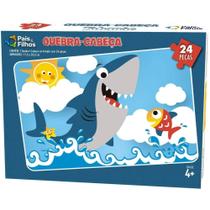 Quebra Cabeça - 24 Peças - Tubarão - Pais e Filhos Quebra Cabeça - 24 Peças - Tubarão - Pais e Filhos