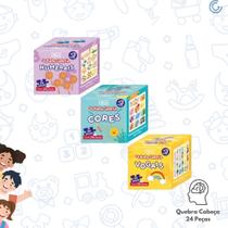 Quebra Cabeça 24 Peças Vogais/Cores/Numerais - Tilibra