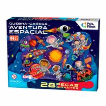 Quebra-Cabeça - 28 Peças - Aventura Espacial - Pais e Filhos Quebra-Cabeça - 28 Peças - Aventura Espacial - Pais e Filhos