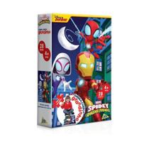 Quebra-Cabeça 28 Peças Grandão - Spidey Homem de Ferro - Toyster