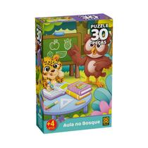 Quebra cabeça 30 peças aula no bosque - grow 04535 Quebra cabeça 30 peças aula no bosque - grow 04535