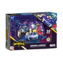 Quebra-Cabeça 30 peças - Batwheels - Madeira - Pais e Filhos Quebra-Cabeça 30 peças - Batwheels - Madeira - Pais e Filhos