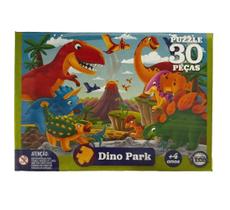 Quebra Cabeça 30 Peças Dino Park Dinossauro Para Crianças Quebra Cabeça 30 Peças Dino Park Dinossauro Para Crianças