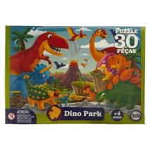 Quebra Cabeça 30 Peças Dino Park Dinossauro Para Crianças Quebra Cabeça 30 Peças Dino Park Dinossauro Para Crianças