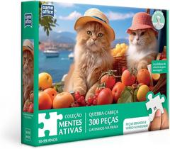 Quebra Cabeça 300 Peças Gatinhos na Praia