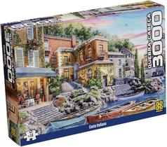 Quebra Cabeça 3000 Peças Costa Italiana- Grow