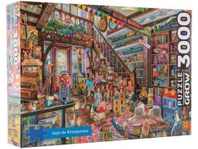 Quebra-cabeça 3000 Peças Puzzle Loja de Brinquedos - Grow Quebra-cabeça 3000 Peças Puzzle Loja de Brinquedos - Grow