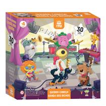 Quebra Cabeça 30pçs Madeira Banda Dos Bichos - Nig Brinquedos