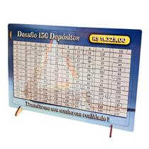 Quebra-cabeça 35 peças MDF Desafio dos 150 Depósitos Realizar Sonhos Quebra-cabeça 35 peças MDF Desafio dos 150 Depósitos Realizar Sonhos