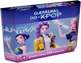 Quebra-cabeça 350 pçs panorama - guerreiras do k-pop Quebra-cabeça 350 pçs panorama - guerreiras do k-pop