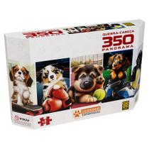 Quebra-cabeça 350 peças Panorama Cachorrinhos Esportistas Quebra-cabeça 350 peças Panorama Cachorrinhos Esportistas