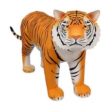 Quebra Cabeça 3D Animal Safari Tigre Colagem Papercraft Miniatura Maquete HAS Brasil Quebra Cabeça 3D Animal Safari Tigre Colagem Papercraft Miniatura Maquete HAS Brasil