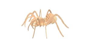 Quebra-Cabeça 3D ARANHA 28 Peças em MDF - DINOBRINQUE Indicado para TDAH.