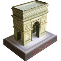 Quebra Cabeça 3D Arco do Triunfo França Colagem Papercraft Miniatura Maquete HAS Brasil