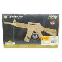 Quebra Cabeca 3d Big Carbine Gun em Mdf - Elite 0003