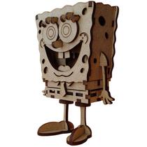 Quebra Cabeça 3D Bob Esponja Mdf